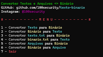 Texto-Binário