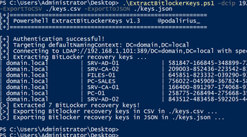 ExtractBitlockerKeys
