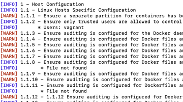 Docker Bench for Security